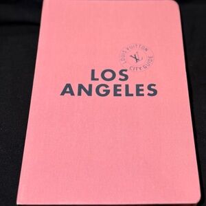 Louis Vuitton Pink Los Angeles City Guide Notebook